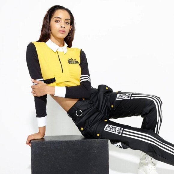 Olivia Oblanc x Adidas x Kendall Rugby Crop Top - Picture 5 of 6